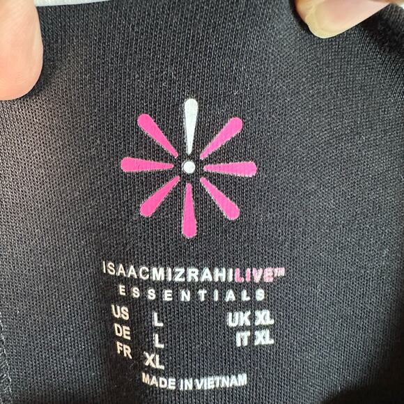 ISAAC MIZRAHI LIVE Womens T Shirt Dress knit knee length normcore TradMom summer - Picture 3 of 10